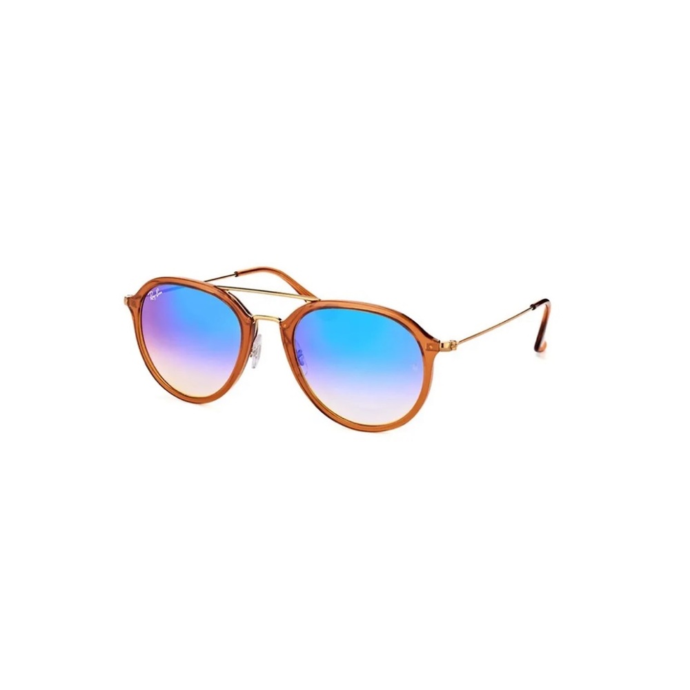 Ray Ban RB4253  Brown Blue Gradient Man Woman Pilot Sunglasses 50mm